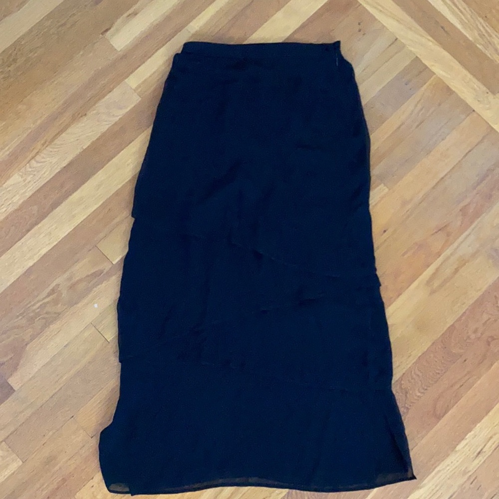 Nitya Black layered skirt